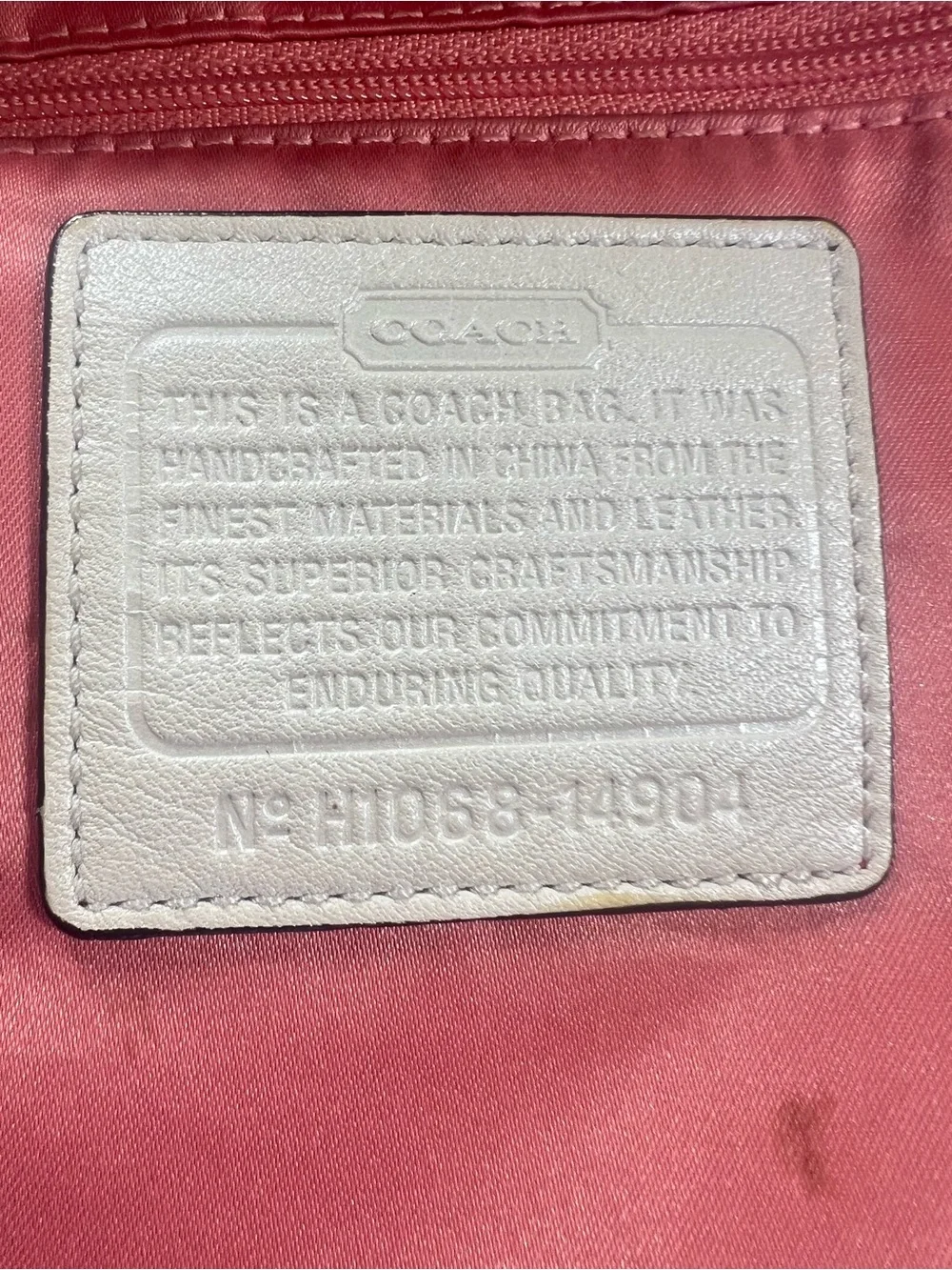 Coach shoulder hobo